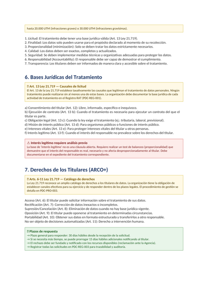 Toolkit Ley 21.719 — Protección de Datos Personales