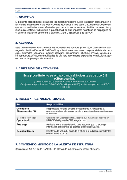 Toolkit RAN 20-8 — Gestión de Incidentes