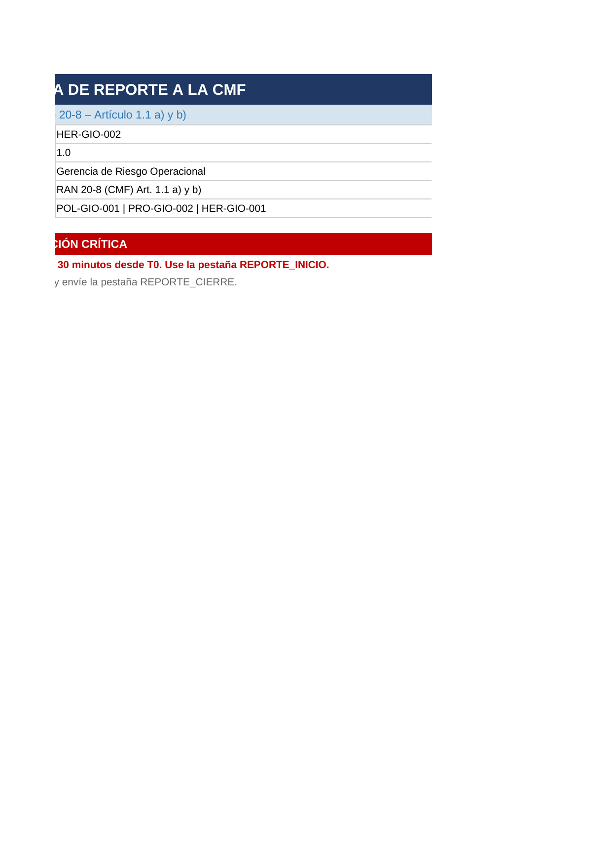 Toolkit RAN 20-8 — Gestión de Incidentes