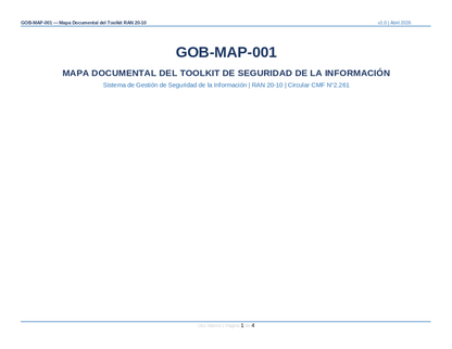 Toolkit RAN 20-9 — Continuidad Operacional