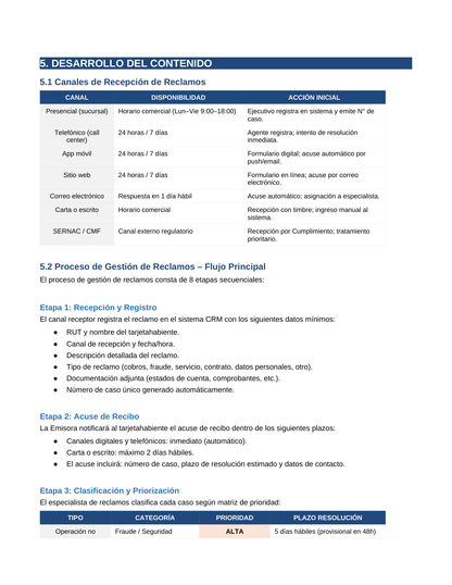 Toolkit Emisoras de Tarjetas — Circular N°1 CMF