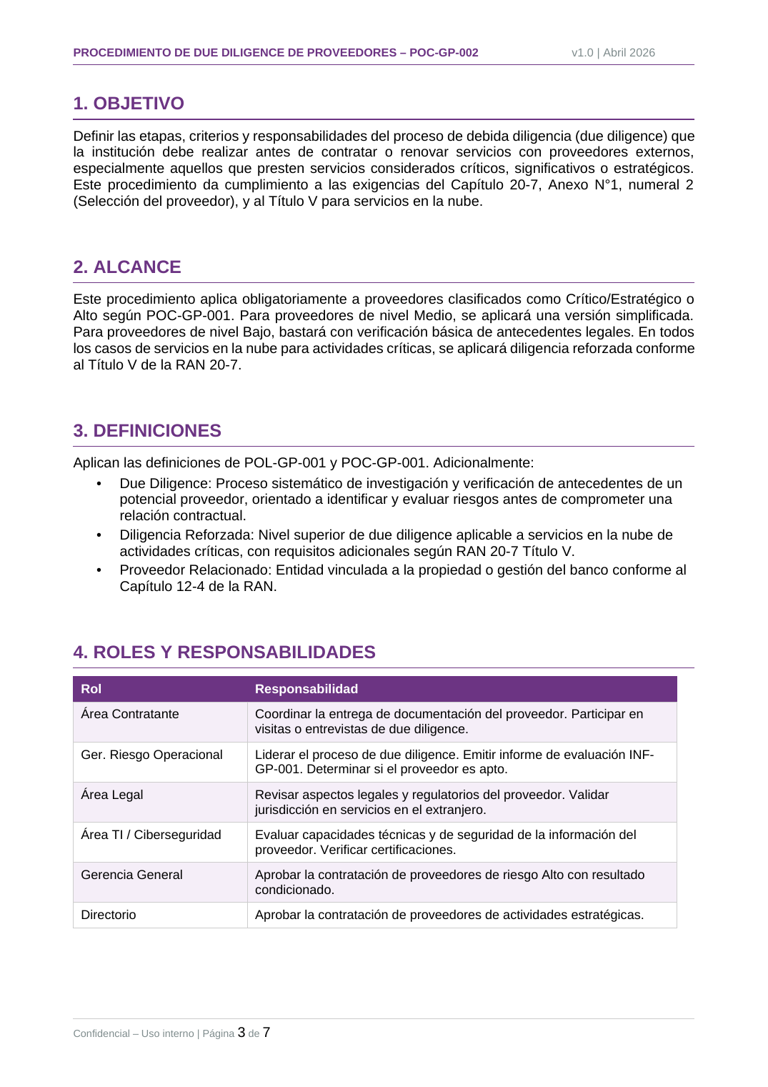 Toolkit Operadoras de Tarjetas — Circular N°1 CMF