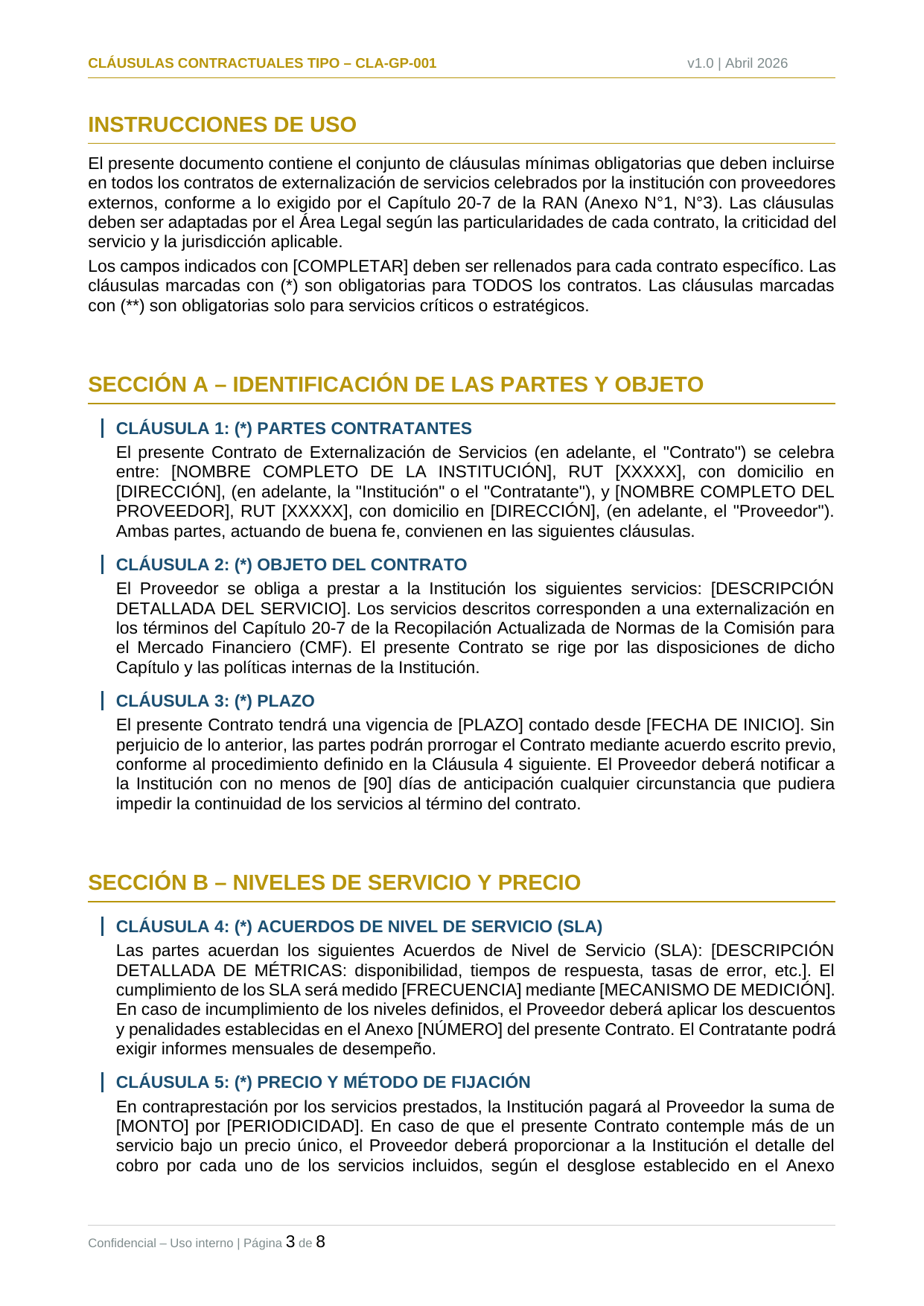 Toolkit RAN 20-7 — Gestión de Terceros